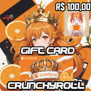 (GIFT CARD) Key 3 Meses Crunchyroll Mega Fan - Gift Cards