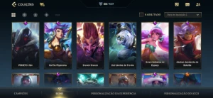 Conta EX Challenger 80+ skins e todos bonecos. - League of Legends: Wild Rift LOL WR