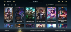 Conta EX Challenger 80+ skins e todos bonecos. - League of Legends: Wild Rift LOL WR