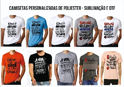 Camisetas De Algodão Personalziadas Todos  Tamanhos E Cores - Artesanato e Personalizados