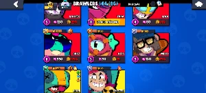 Conta De Braw Star Com Muitos Braw E 6K De Troféus !!! - Brawl Stars