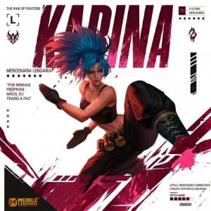 Conta Mlbb | Lv 70 | Kof Karina |130 Heróis | 194 Skins |