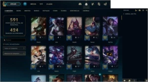 CONTA LOL 478 SKINS + CONTA NO VALORANT - League of Legends