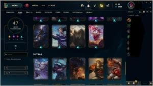 Conta basicamente unranked primeira vez pegada prata IV. - League of Legends LOL