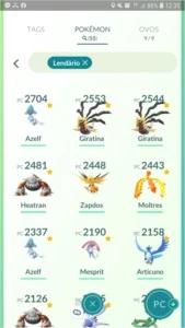 Conta Pokémon GO - Nível 40