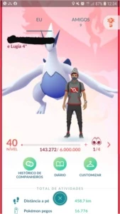 Conta Pokémon GO - Nível 40