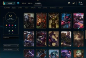 Conta do League of Legends LOL
