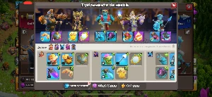 Conta Clash of Clans CV17 Semi-Full