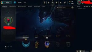 conta platina 2, com ranque season passada hand level - League of Legends LOL