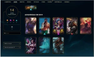 Conta LoL Platina 4 - League of Legends