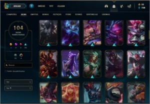 Conta ouro 4 com 140 champs e 104 skins ( 1,3kk de Talon ) - League of Legends LOL