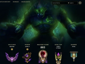 Conta Mestre Ativa Desde a S2 - League of Legends LOL
