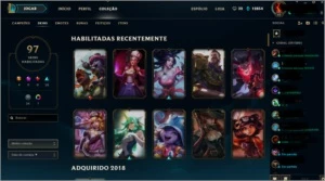 CONTA LEAGUE OF LEGENDS - GOLD 1 - BORDA DE PLATINA LOL