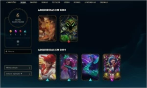Conta smurf level 22 com skins - League of Legends LOL