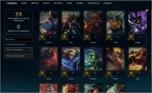 Conta smurf level 22 com skins - League of Legends LOL