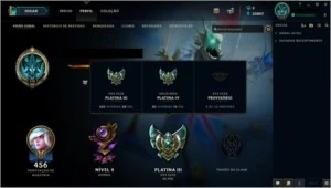Conta Platina - League of Legends LOL
