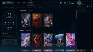 Conta Platina - League of Legends LOL