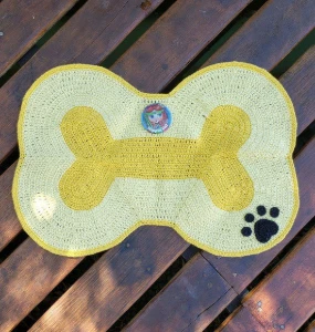 Tapete Pet em Crochê - Artesanato e Personalizados