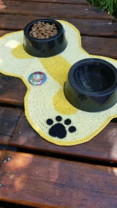 Tapete Pet em Crochê - Artesanato e Personalizados
