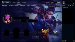 CONTA LEAGUE OF LEGENDS OURO I, 30 SKINS. LOL