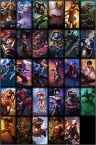 CONTA LEAGUE OF LEGENDS OURO I, 30 SKINS. LOL