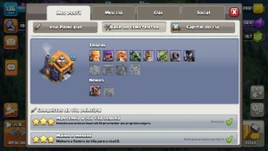 Conta clash of clans Cv 13