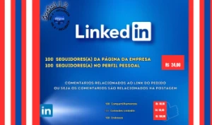 O LinkedIn-Seguidores-Comentarios-Conexões-Endossos-Comparti - Redes Sociais