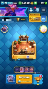 Conta Clash Royale 12k Troféus Com Decks Fortes Upados