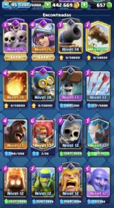 Conta Clash Royale 12k Troféus Com Decks Fortes Upados