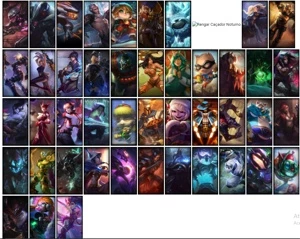 Conta ouro 3 com TODOS os champs e 139 Skins + 1 Prestigio - League of Legends LOL