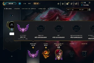 Mestre com 40 Champs e 16 Skins - League of Legends LOL