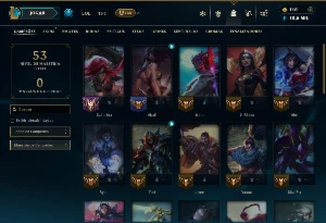 Mestre com 40 Champs e 16 Skins - League of Legends LOL