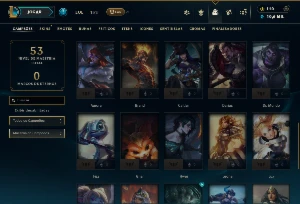 Mestre com 40 Champs e 16 Skins - League of Legends LOL