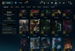 Conta Bronze 1 com 100 Champs e 42 Skins - League of Legends LOL