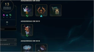 CONTA COM 96 CAMPEÕES E 31 SKINS BRONZE 1 - League of Legends LOL