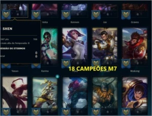ACC LOL - SEASON 2 VÁRIAS SKINS(rara), 90% DOS CHAMPIONS - League of Legends