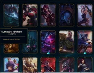 ACC LOL - SEASON 2 VÁRIAS SKINS(rara), 90% DOS CHAMPIONS - League of Legends