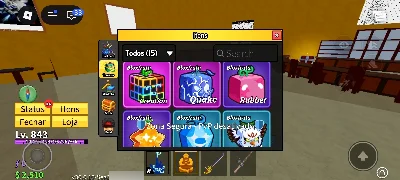 Vendo conta do Blox Fruits pronta para jogar no Segundo Mar! - Roblox