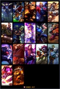 CONTA LEAGUE OF LEGENDS OURO COM BORDA OURO LOL