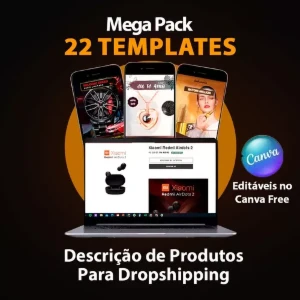 Mega Pack 22 Templates Descrição De Produtos De Dropshipping - Outros