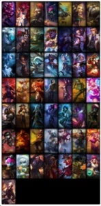 Conta League of Legends Gold IV (77 Campeões e 50 skins) LOL
