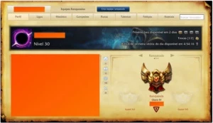 Conta League of Legends Gold IV (77 Campeões e 50 skins) LOL