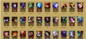 Conta League of Legends Gold IV (77 Campeões e 50 skins) LOL