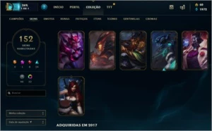Conta desde a season 1 - League of Legends LOL