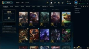 conta de lol 83 campeões 15 skins - League of Legends