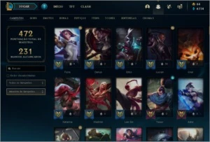 Conta LoL 327 skins - League of Legends