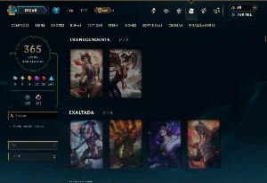 Conta lol / tudo alteravel / skins 365 - League of Legends
