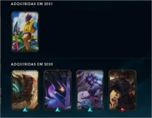 Conta lvl 34 pra smurfar com skins, barateza! - League of Legends LOL