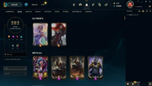 Conta Lol 282 Skin Plat3 1 Partida Md10 Lvl 568 - League of Legends