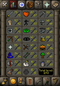 Conta RuneScape 101combat RS